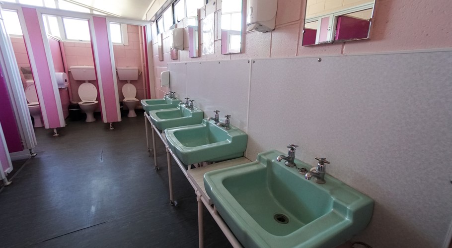 Communal bathrooms